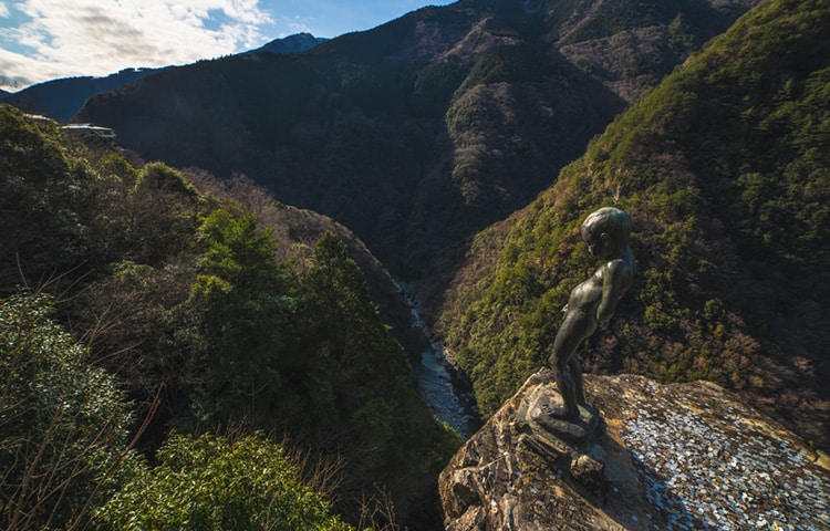 祖谷渓（ひの字渓谷・小便小僧）（三好市）